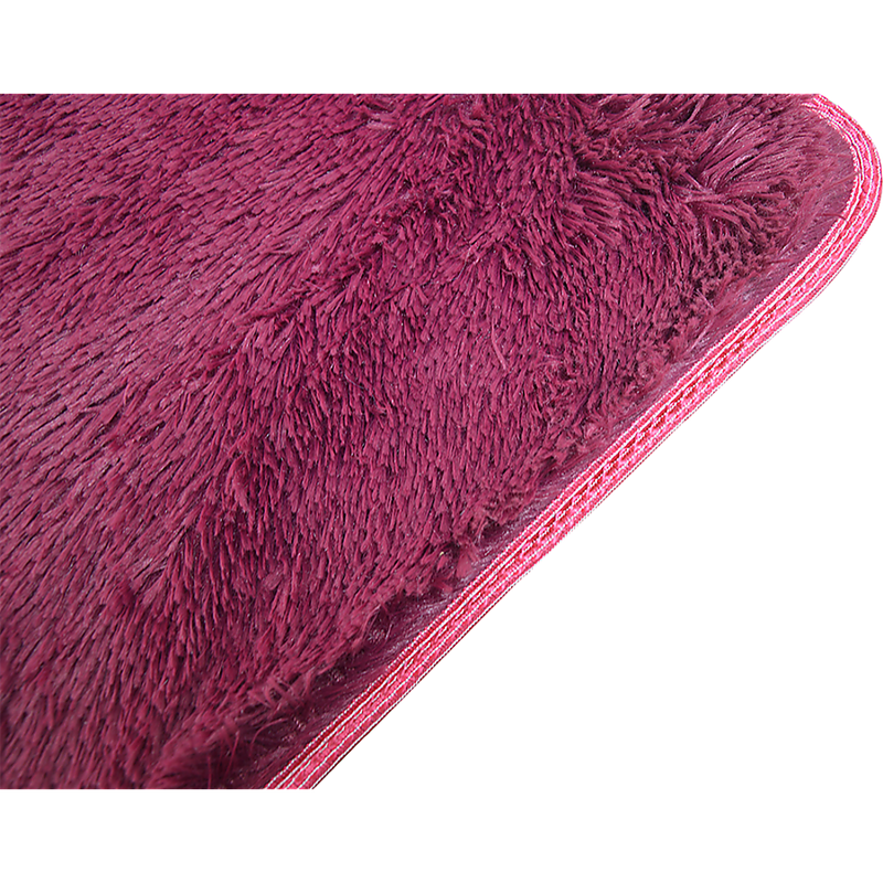 230x200cm Floor Rugs Large Shaggy Rug Area Carpet Bedroom Living Room Mat - Burgundy