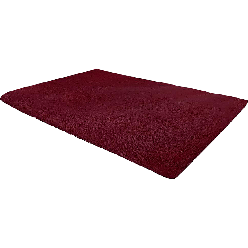 230x200cm Floor Rugs Large Shaggy Rug Area Carpet Bedroom Living Room Mat - Burgundy