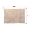 230x160cm Floor Rugs Large Shaggy Rug Area Carpet Bedroom Living Room Mat - Beige