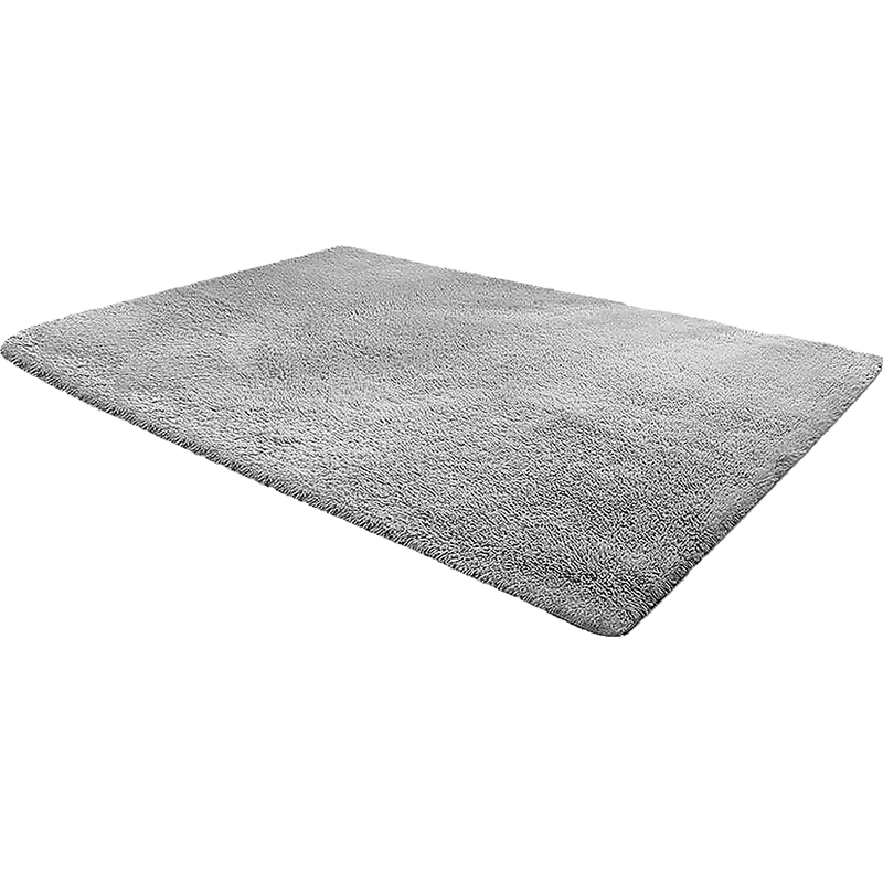 230x200cm Floor Rugs Large Shaggy Rug Area Carpet Bedroom Living Room Mat - Grey