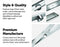 1000mm Tile Insert Bathroom Shower Stainless Steel Grate Drain w/Centre outlet Floor Waste