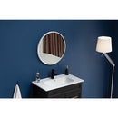 90cm Round Wall Mirror Bathroom Makeup Mirror by Della Francesca