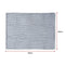 Hand Knitted Chunky Blanket Thick Acrylic Yarn Blanket Home Decor Throw Rug - Grey