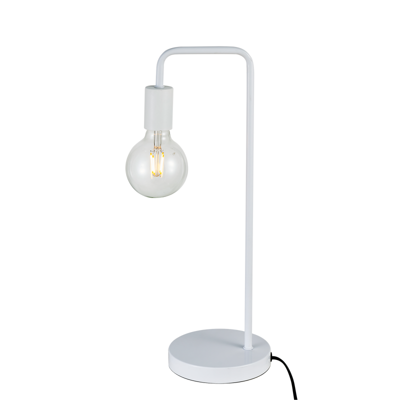 Modern Table lamp Desk Light Base Bedside Bedroom White