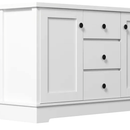 Margaux White Coastal Style Sideboard Buffet Unit