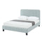 Carlisle Stone Grey Solid Pinewood Bed Frame Double Size