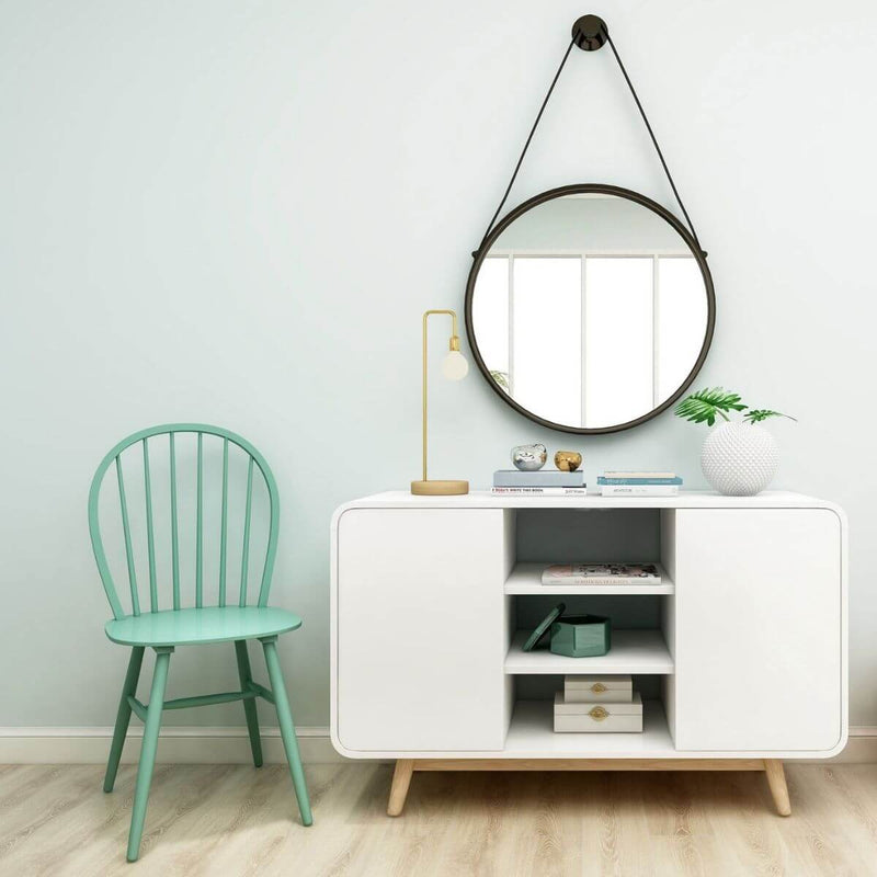 Merlin White Modern Retro Sideboard Buffet Table