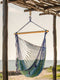 Mayan Legacy Extra Large Outdoor Cotton Mexican Hammock Chair in Caribe Colour