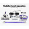 Devanti Handheld Vacuum Cleaner Cordless Stick Handstick Bagless Vac Spare Battery 150W Purple - Coll Online