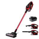 Devanti Handheld Vacuum Cleaner Cordless Stick Handstick Bagless Vac Spare Battery 150W Red - Coll Online