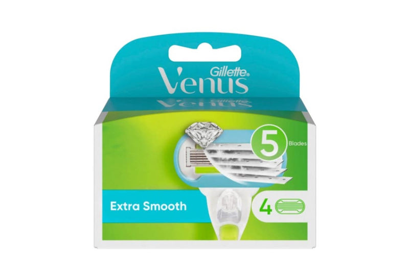 Venus Extra Smooth Women's Razor Blade Refills (4 Pack)