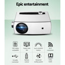 Mini Video Projector Wifi USB HDMI Portable 220ANSI Lumens HD 1080P Home Theater