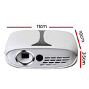 Devanti Mini Video Projector Wifi USB HDMI Portable 1000 Lumens HD 1080P Home Theater