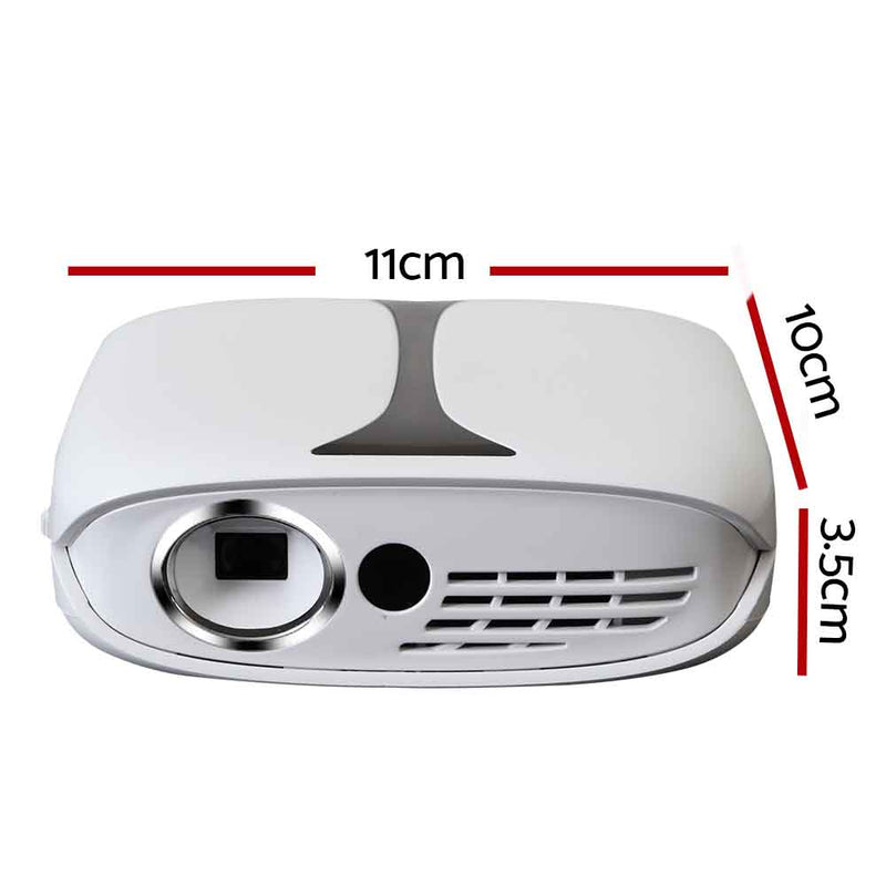 Devanti Mini Video Projector Wifi USB HDMI Portable 1000 Lumens HD 1080P Home Theater