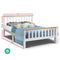 Artiss Double Full Size Wooden Bed Frame PONY Timber Mattress Base Bedroom Kids - Coll Online