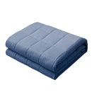 Giselle Cooling Weighted Blanket Kids 2.3KG Gravity Blankets Relax Summer Blue - Coll Online