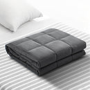 Weighted Blanket Adult 7KG Heavy Gravity Blankets Microfibre Cover Glass Beads Calming Sleep Anxiety Relief Grey - Coll Online