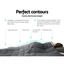 Giselle Bedding 9KG Weighted Blanket Heavy Gravity Minky Cover Relax Calm Adult - Coll Online