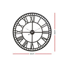 Wall Clock Extra Large Modern Silent No Ticking Movements 3D Home Office Kitchen Decor - 60cm - Coll Online