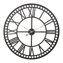 Wall Clock Extra Large Modern Silent No Ticking Movements 3D Home Office Kitchen Decor - 80cm - Coll Online