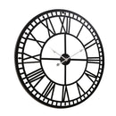 Wall Clock Extra Large Modern Silent No Ticking Movements 3D Home Office Kitchen Decor - 80cm - Coll Online