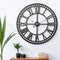 Wall Clock Extra Large Modern Silent No Ticking Movements 3D Home Office Kitchen Decor - 80cm - Coll Online