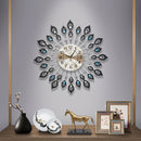 Wall Clock Extra Large Modern Silent No Ticking Movements 3D Home Office Decor - 60cm - Coll Online