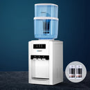 Devanti 22L Bench Top Water Cooler Dispenser Purifier Hot Cold Three Tap with 2 Replacement Filters - Coll Online