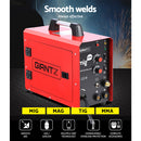 GIANTZ MIG Welding Machine DC Inverter Welder MAG MMA ARC Gas Gasless IGBT 250Amp - Coll Online