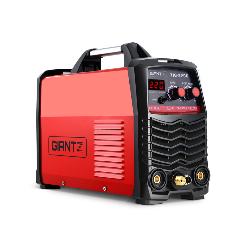 GIANTZ TIG Inverter Welder Portable MMA ARC Stick DC Gas Welding Machine 220Amp - Coll Online