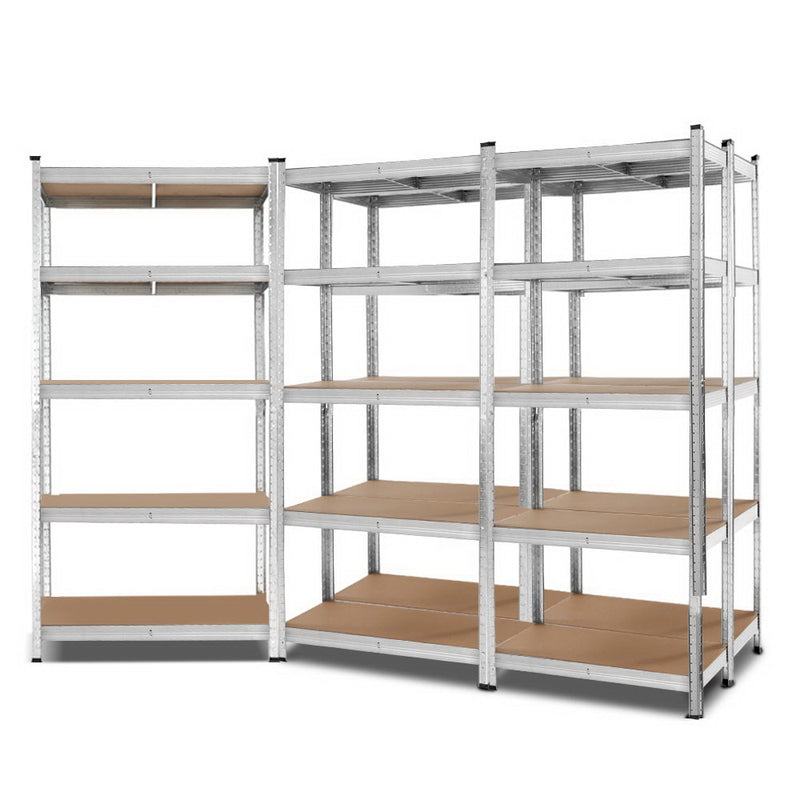 Giantz 5x0.9M Warehouse Shelving Racking Storage Garage Steel Metal Shelves Rack - Coll Online