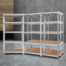 Giantz 5x0.9M Warehouse Shelving Racking Storage Garage Steel Metal Shelves Rack - Coll Online