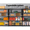 Giantz 1.2M Warehouse Racking Shelving Storage Shelf Garage Shelves Rack Steel Black - Coll Online