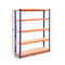 Giantz 1.2M Warehouse Racking Shelving Storage Shelf Garage Shelves Rack Steel Blue and Orange - Coll Online