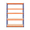 Giantz 1.2M Warehouse Racking Shelving Storage Shelf Garage Shelves Rack Steel Blue and Orange - Coll Online