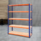 Giantz 1.2M Warehouse Racking Shelving Storage Shelf Garage Shelves Rack Steel Blue and Orange - Coll Online