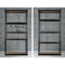 3x0.9M 5-Shelves Steel Warehouse Shelving Racking Garage Storage Rack Black - Coll Online