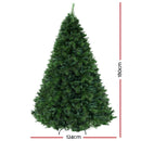 ingle Jollys Christmas Tree 1.8M 6FT Xmas Decoration Green Home Decor 1024 Tips - Coll Online