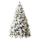 Jingle Jollys Snowy Christmas Tree 1.8M 6FT LED Lights Xmas Decorations Warm White