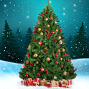 Jingle Jollys 2.1M 7FT Christmas Tree Xmas Decoration Home Decor 1250 Tips Green - Coll Online