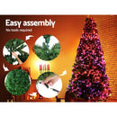 Jingle Jollys 1.8M 6FT LED Christmas Tree Optic Fiber Xmas Multi Colour Lights