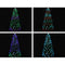 Jingle Jollys Christmas Tree 1.8M 6FT LED Xmas Multi Colour Lights Optic Fibre