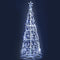 Jingle Jollys 1.85M LED Christmas Tree Lights Xmas 322 LED Cold White Optic Fiber - Coll Online