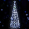 Jingle Jollys 1.85M LED Christmas Tree Lights Xmas 322 LED Cold White Optic Fiber - Coll Online