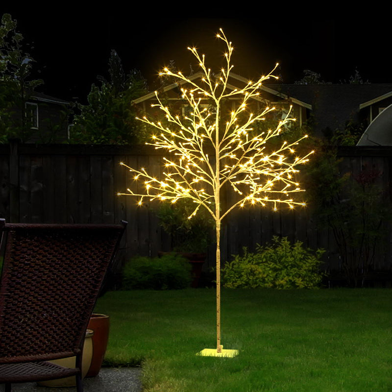 Jingle Jollys 1.5M LED Christmas Branch Tree 304 LED Xmas Warm White Optic Fiber - Coll Online