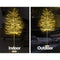 Jingle Jollys 2.1M LED Christmas Branch Tree 480 LED Xmas Warm White Optic Fiber - Coll Online