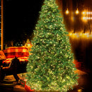 Jingle Jollys 1.8M 6FT Christmas Tree 874 LED Lights 874 Tips Warm White Green - Coll Online