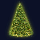 Jingle Jollys 2.4M 8FT Christmas Tree 1488 LED Lights 1488 Tips Warm White Green - Coll Online