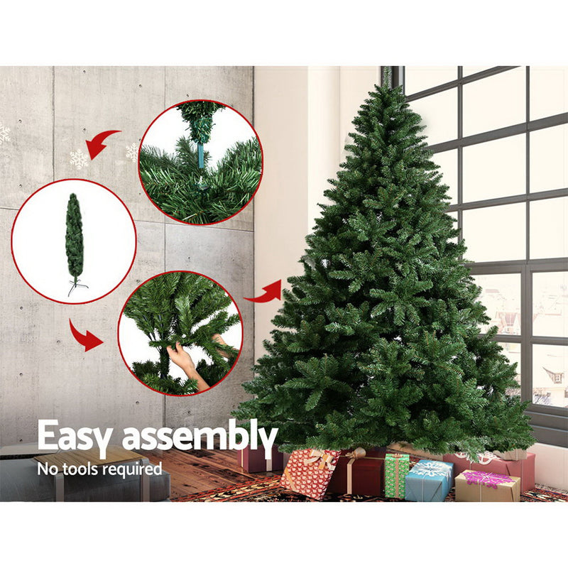 Jingle Jollys 9FT Christmas Tree - Green - Coll Online