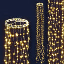 Jingle Jollys 3M Christmas Curtain Fairy Lights String 480 LED Party Wedding - Coll Online